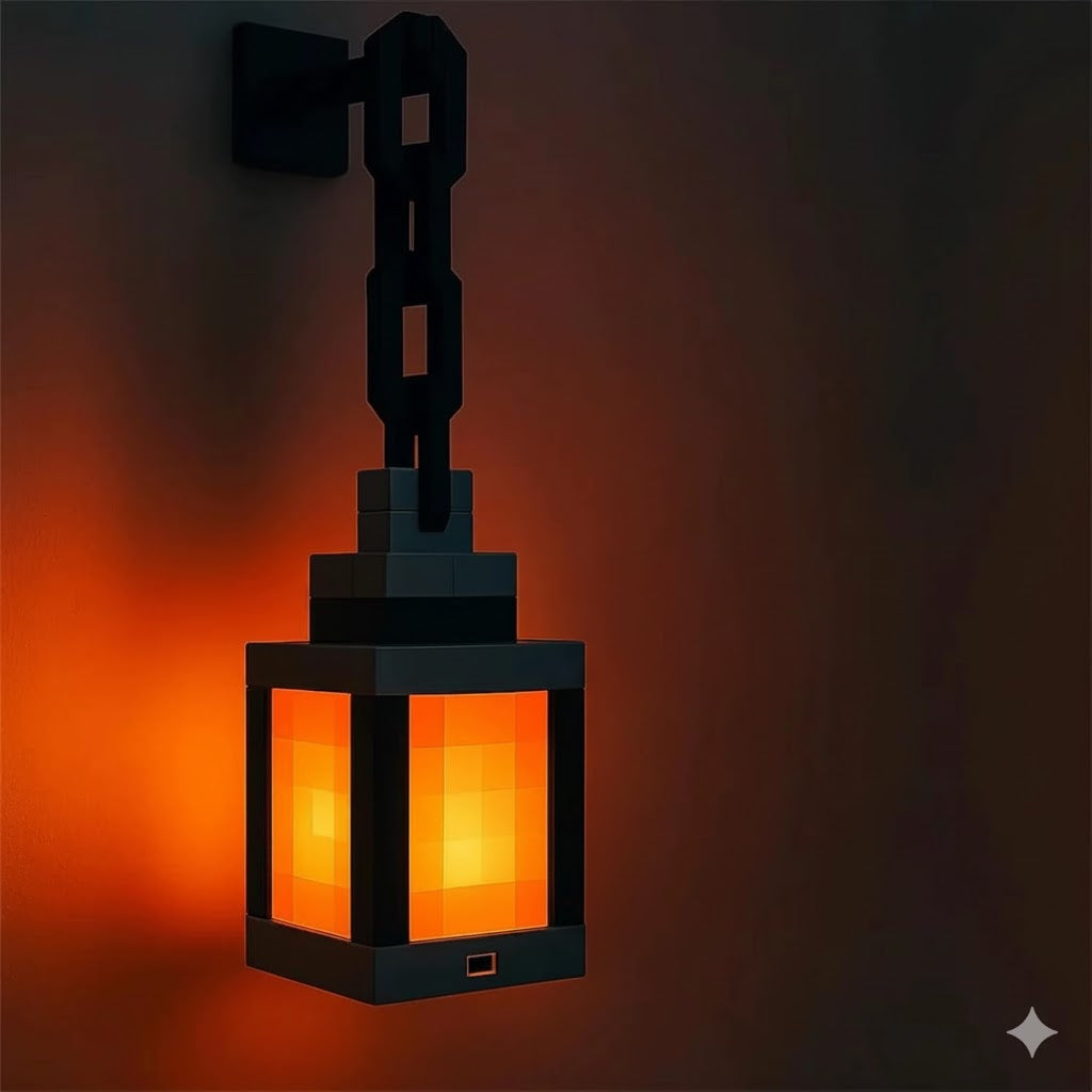 Minecraft Pixel Lantern – The Ultimate Gamer Gift